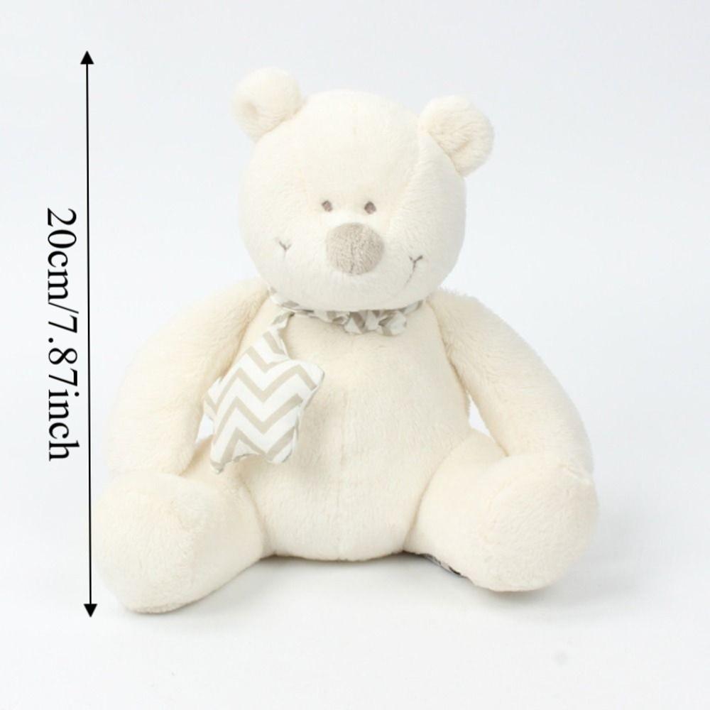 Cute Bear Plushie High Quality Soft Cream Bears Children Gift White Stuffed Animal Doll Soft Plush Bear Plush Toys Home Decor