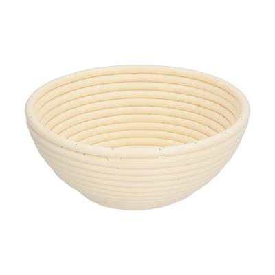 Washable Bread Fermentation Basket Innovative Shape Baking Basket for Kitchen Home Bakery Beige Rond 20x8cm