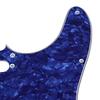 Blue Pearl Color Electric Guitar Scratch Plate PVC Material Pickguard  Guitar Protection