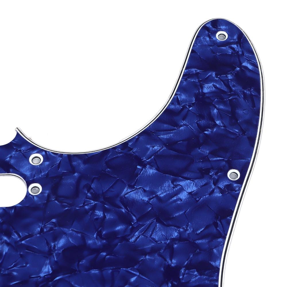 Blue Pearl Color Electric Guitar Scratch Plate PVC Material Pickguard Guitar Protection