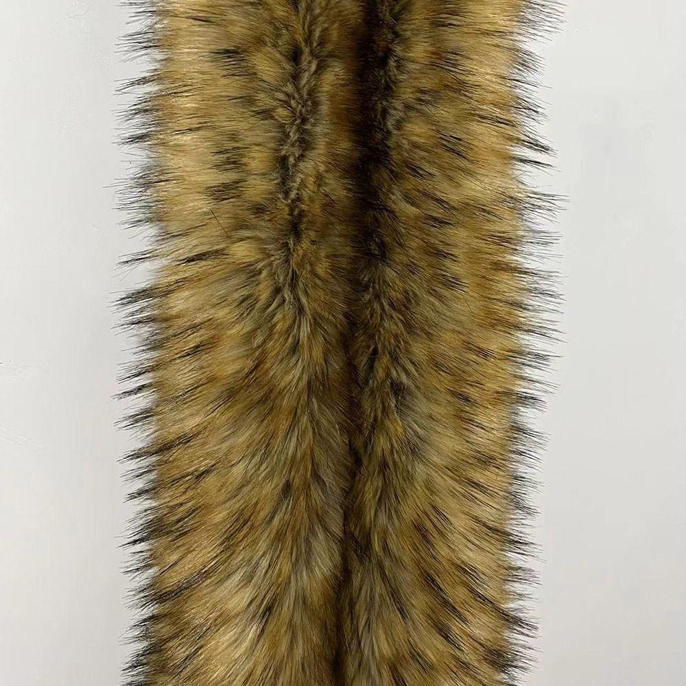 Party Fake Fur Long Scarf 180cm Ladies Neck Warmer Muffler Luxury Wraps Shawl  For Women Men