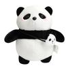 Black And Joyful White Panda Stuffed Animal Toy Soft And Adorable Gift Children For