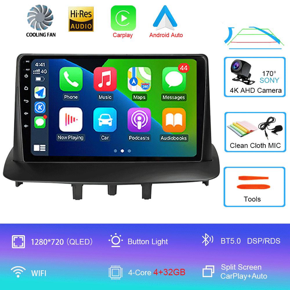 

Android14 для Renault Megane 3 Fluence Samsung SM3 2008 - 2014 Автомобильный радиоприемник Навигация Мультимедиа Видеоплеер DSP BT Carplay