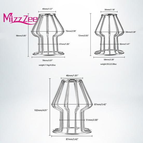 Mizz Zee Anal Deep Insertion Plug Fast Adaptation Plug Metal Butt Sexspielzeug