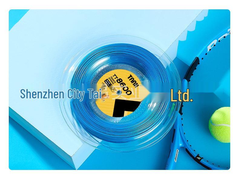 TAAN TT8600 Hexagonal Polyester Tennis String - 200m Reel for Control, Spin, and Power
