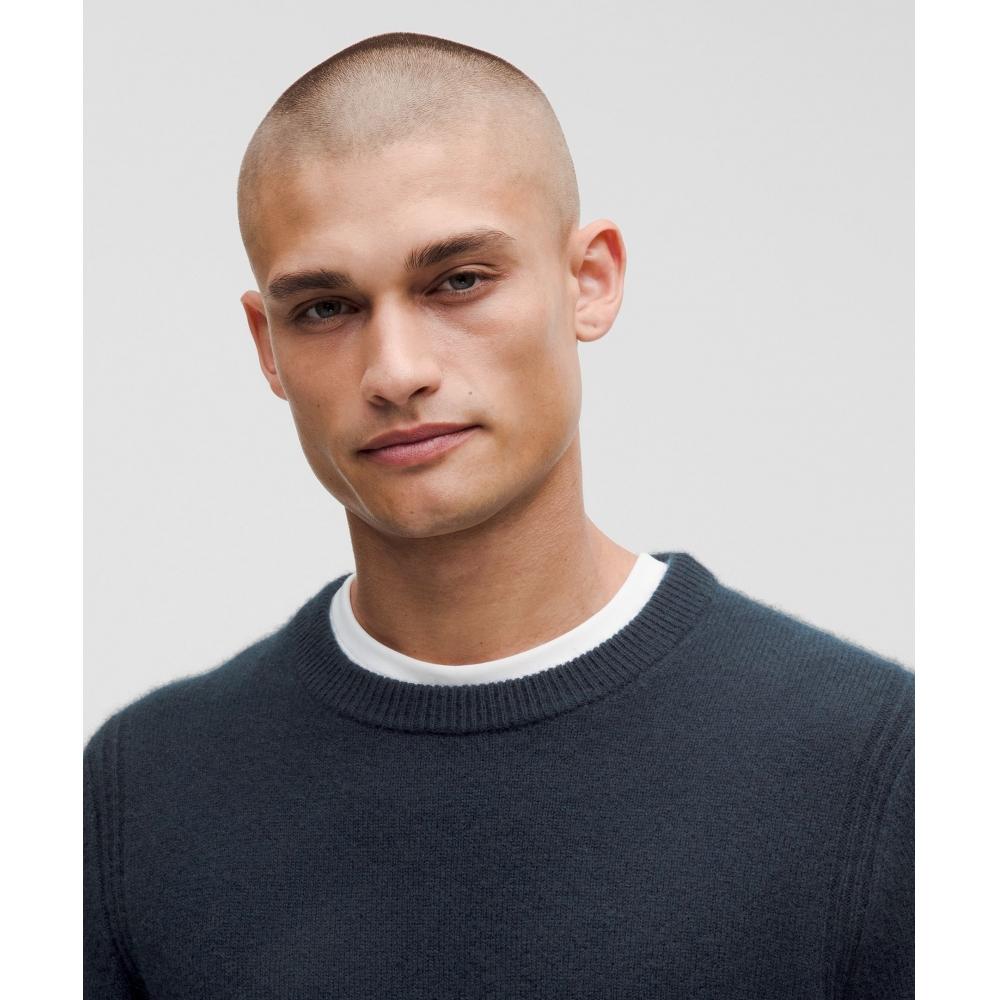 Lululemon New Venture Cashmere Crewneck Sweater True Navy