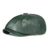 Snapback Einstellbare Kappe Zunge Student Modisch Trendig Elegant Barett Leder Herrenhut Achteckig Schule Alt Vintage Hüte Für Männer Freizeit