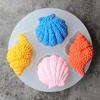 Silikonová forma na čokoládu Oceánská mušle Mořská mušle Fondánová forma na dort Forma na pudink pro dekoraci dortů Cupcakes Polymerová hlína
