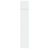 Vidaxl Wąska Szafka, Biała, 40X42,5X225 Cm, Materiał Drewnopochodny