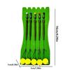 5 Pezzi Amo da Pesca Montatura Pre-legata Amo Metallico per Pesce Persico con Galleggiante per Mare Stagno Lago Fiume Pesce Gatto Trota Crappie Salmone