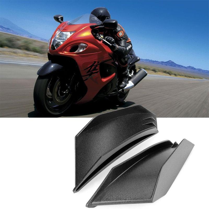 2pcs New Motorcycle Motorbike Winglet Aerodynamic Wing Kit Plastic Trim Plate Fairing For Honda Yamaha Ducati Auto Accessories