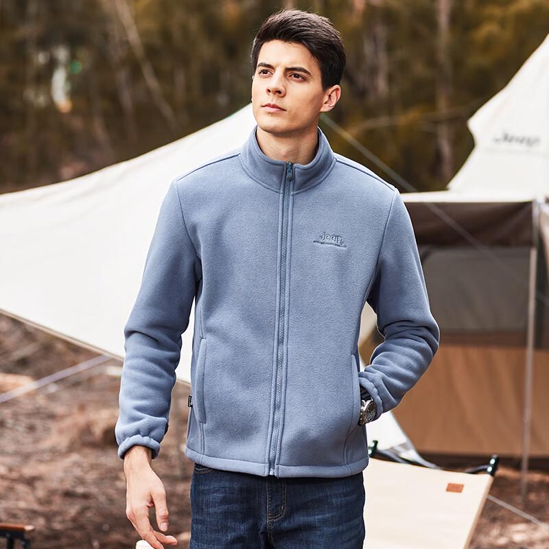 JEEP Men's Outdoor Casual Warm Fleece Jacket