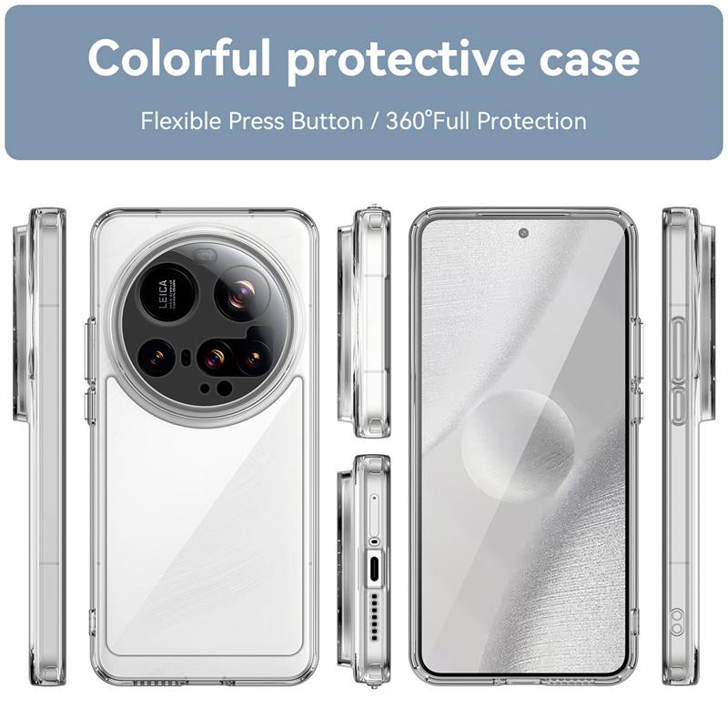 For Xiaomi 15 Ultra Case Xiaomi 15 Ultra Cover Shockproof Clear PC + TPU Silicone Protector Phone Back Cover For Xiaomi 15 Ultra