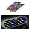 10 Pcs Car Air Vent Grille Decoration Trim Sticker U Style Air Conditioner Outlet Decoration Strip Car Decoration
