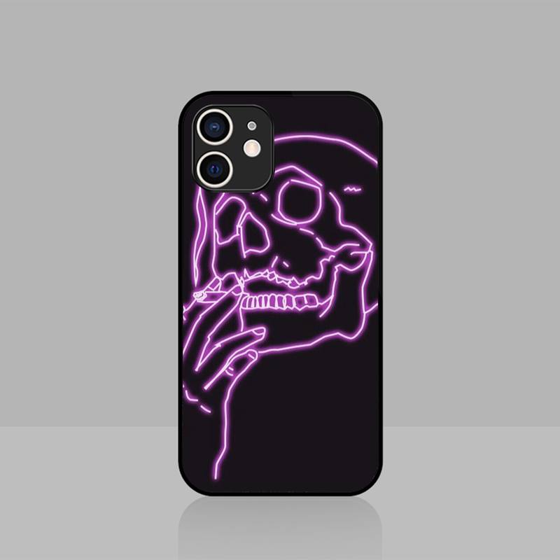 Skeleton Skull Cool Phone Case For Iphone 7 8 Plus X Xr Xs 11 12 13 Se2020 Mini Mobile Iphones 14 Pro Max Case