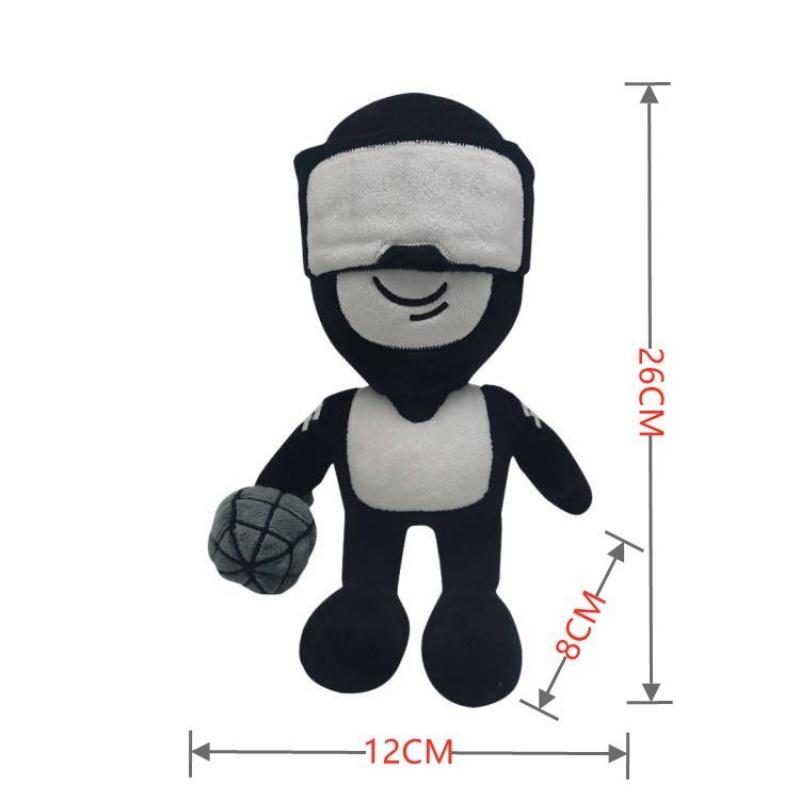 Peluche de Friday Night Funkin Muñeco Relleno de Anime Skid Pump Whitty Figuras Suaves Novio Modelo Espeluznante Niños Niños Fans Regalos