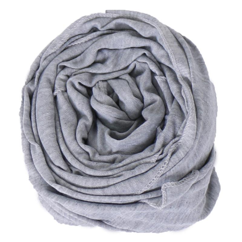 35 Colors Plain Cotton Jersey Instant Hijab Women Wrap Long Elastic Shawl Scarf Maxi Neck Snood Foulards Muslim Sjaal 180*80Cm