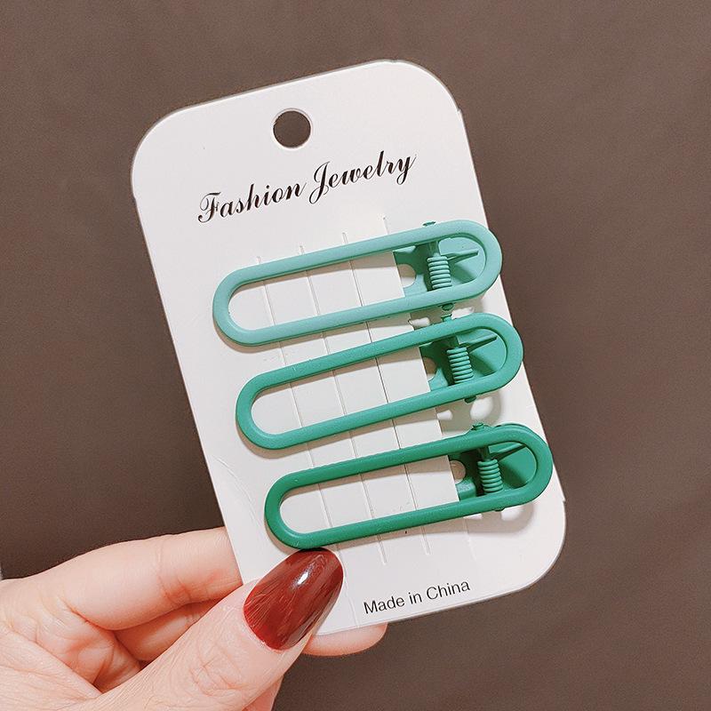 Clips de păr colorat Bai Lu fără cusături tip cioc de rață pentru femei - Ideal pentru frunte, breton și machiaj