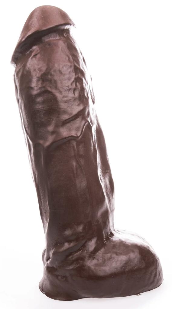 Zac XL Dildo 27 X 9.5 Cm Brown - Hung System - Vac U Lock