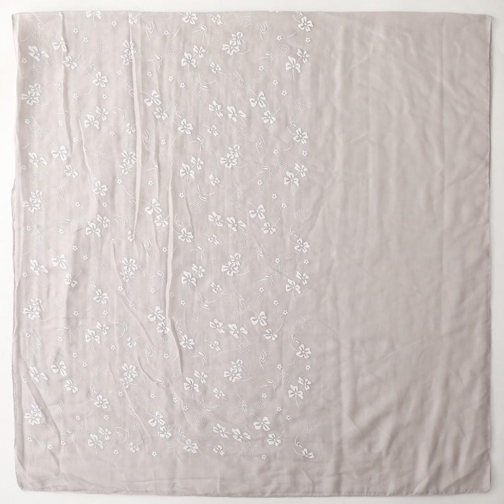 Retro Foulard Hijab Elegant Shawls Wraps Literary Female Headscarf Spring Summer Autumn for Women