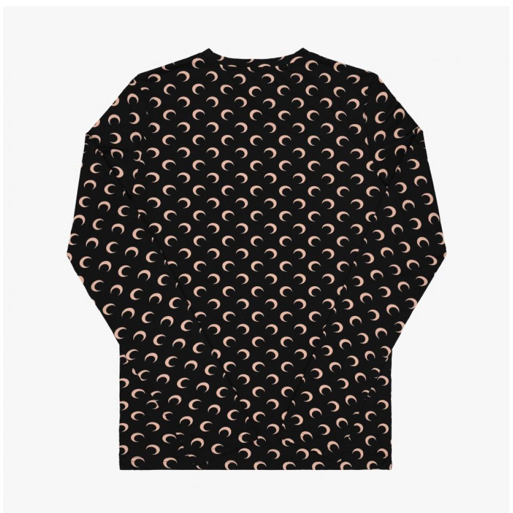 Marincer Mto116a Cjer0001 It99 Moon All Over Print Second Skin Men S Long Sleeve Tee