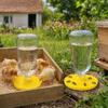 Automatic Water Dispenser for Bees, Chicks Water Feeder, Bee Water Dish, Compatible with Standard Plastic Bottles for Garden Backyard (Bottle Not
