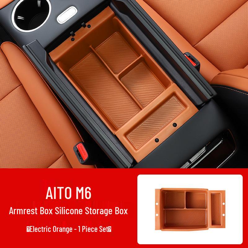 Silicone Armrest Storage Mat for 26 AITO M7/M8 Models