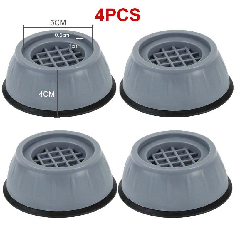 4 Stück Anti-Vibrations-Pads, rutschfeste Gummifüße, Mattenbeine, Waschmaschinen-Stützdämpfer, Ständer, universelle Möbelfußbasis
