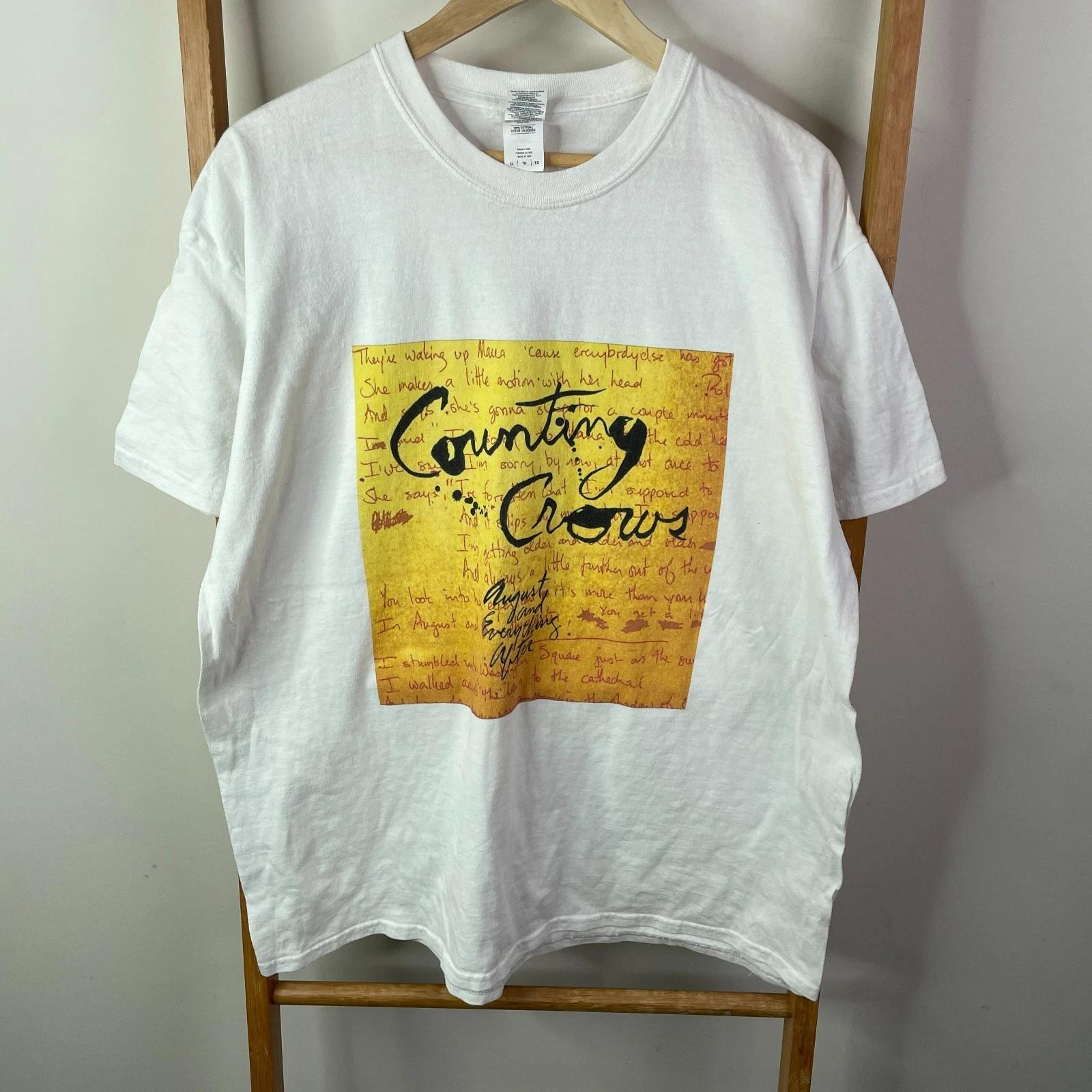 

Counting Crows Shirt Mens Extra Large White August & Everything After Cotton S