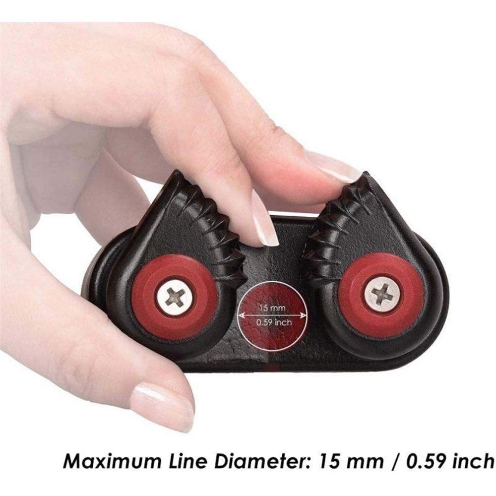 Aluminiowe klamry zaciskowe do łodzi - 86x38mm Anodowane morskie klamry zaciskowe do żaglówek, kajaków, canoe, łodzi pontonowych (15mm Linia Maks)