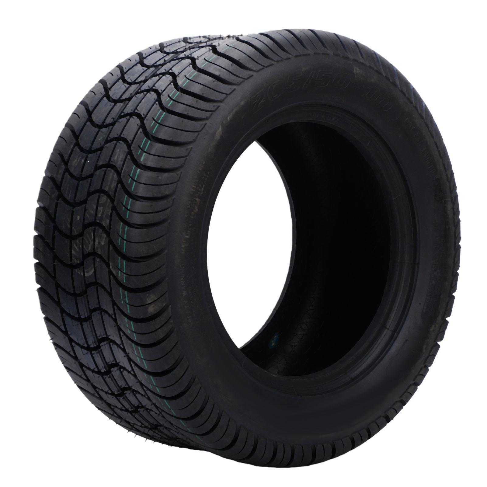205 50 10 Band Heavy Duty 4 Ply Rubber ATV Off Road Wielband voor Golfkar Tuinwagens black