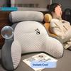 Adjustable Reading Pillow Ergonomic Back Support Cushion 1PC Washable Cover Lumbar Pillow for Bed Sofa Floor Home Use