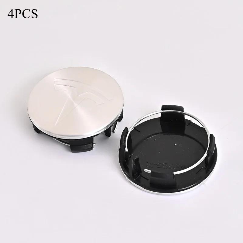 AMY1 4pcs/set 56mm Tesla Model 3 Model Y Original Covers Hub Caps Wheel Center Caps for Tesla Model Y X S Original Auto Accessories