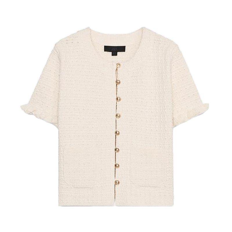 Laminated Decoration Knitting Outwear 4192041 Tube Top Tops 4192043 Patchwork Knitted Dress 4192042