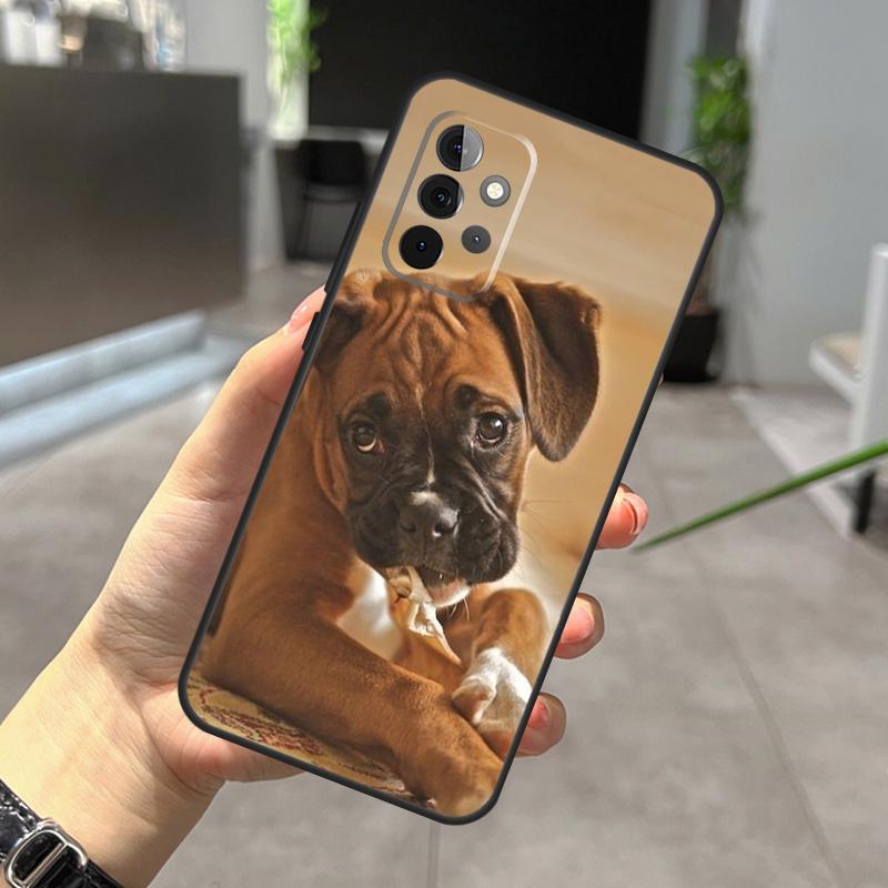 

Boxer Dog Case For Samsung Galaxy A12 A32 A52 A05 A36 A56 A26 A16 A53 A33 A13 A55 A35 A15 A14 A34 A54 Samsung A13 4G