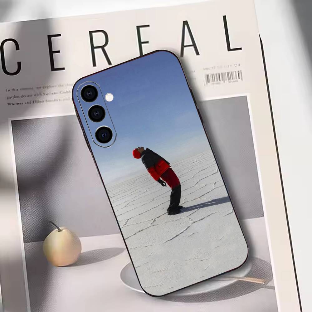 Rapper Art Print Phone Case For Samsung Galaxy A73,A72,A71,A70,A53,A52,A51,Others Soft Black Cover