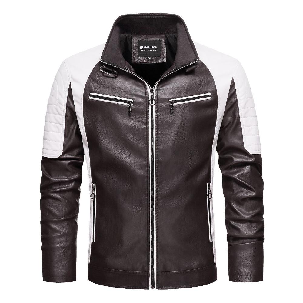 Мужская кожаная куртка — фото 3