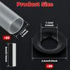 20Pcs New Hinge Quiet Roller Sleeves ABS Garage Door Hinge Rollers Noise Reducing Garage Door Hinge Roller Sleeves for Garages