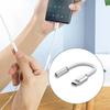 Portable Earphone Audios Adapter Cable Type C to 3.5mm Headphone Adapter USB C to 3.5mm Audios Dongle Cable Cord 12cm