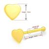 KODY PIERCING Piercing Jewellery 9K Plain Heart Ball End Nose Pin