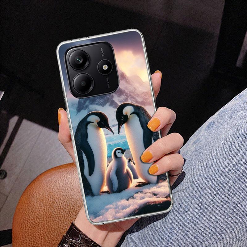 

Penguins Love At The North Pole Phnoe Case for Phnoe Case for Xiaomi Redmi Note 15 14 14S 13 Pro Plus 12 12S 11S 11E 10S 10 11T Redmi Note 14 4G