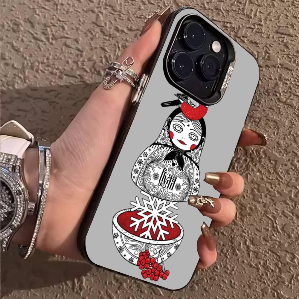 

Russian Dolls Matryoshka Phone Case For iPhone 17,16,15,14,13,12,11,Pro,MAX,Plus TPU Soft To Skin-friendly Cover iPhone16