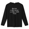 Boys Can Have Long Hair Too Kids Mens T Shirt vintage Washed homme fashion Comfortable graphic Versatile Breathable Stylish