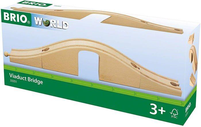 Pont Viaduc En Bois BRIO 33351 - Accessoire Pour Circuit De Train - Mixte Dès 3 Ans