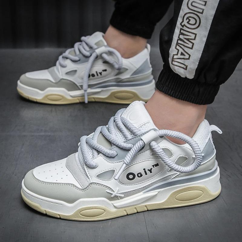 

Thick Soled Sports Shoes Autumn Casual Breathable Sports Vulcanized Shoes Couple s New Flat Bottomed Non Slip Women s Shoes 35 серый