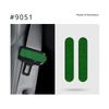 Seat Belt Buckle Decorative Stickers for Tesla Model 3 Highland Model Y Juniper 2025 Alcantara Suede Seat Belt Buckle Thin Patch