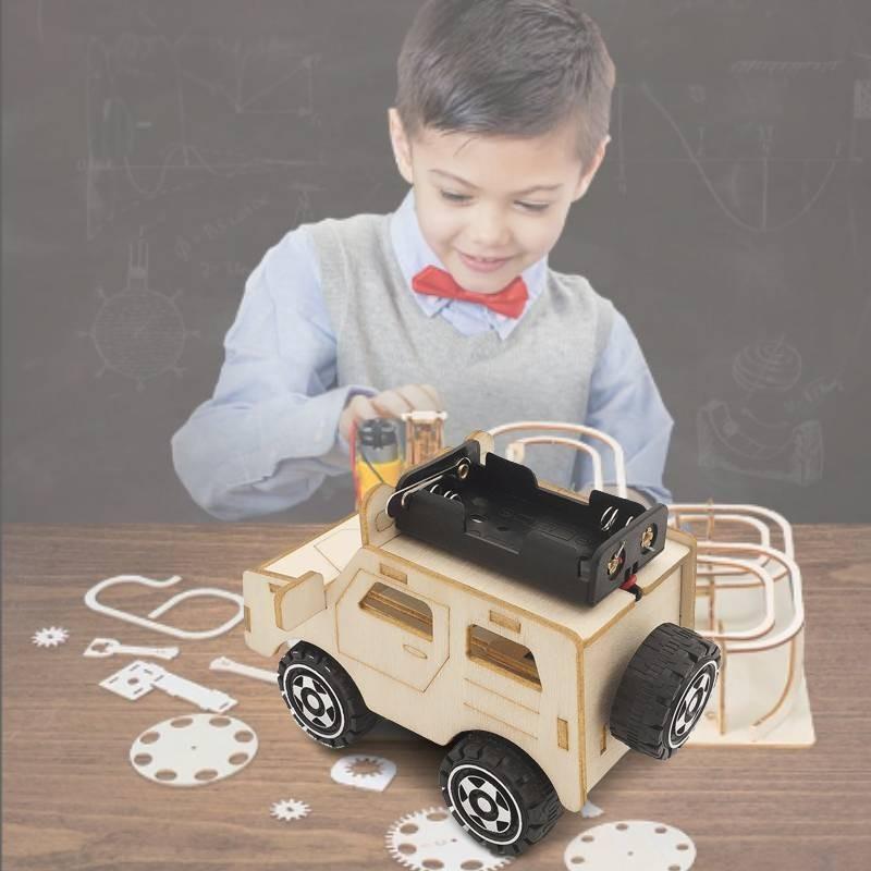 Diy Wooden Science Experiment Kit Educational Toy For Kids Handmade Assembly