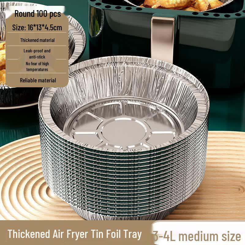 Qwei Round Air Fryer Aluminum Foil Tray