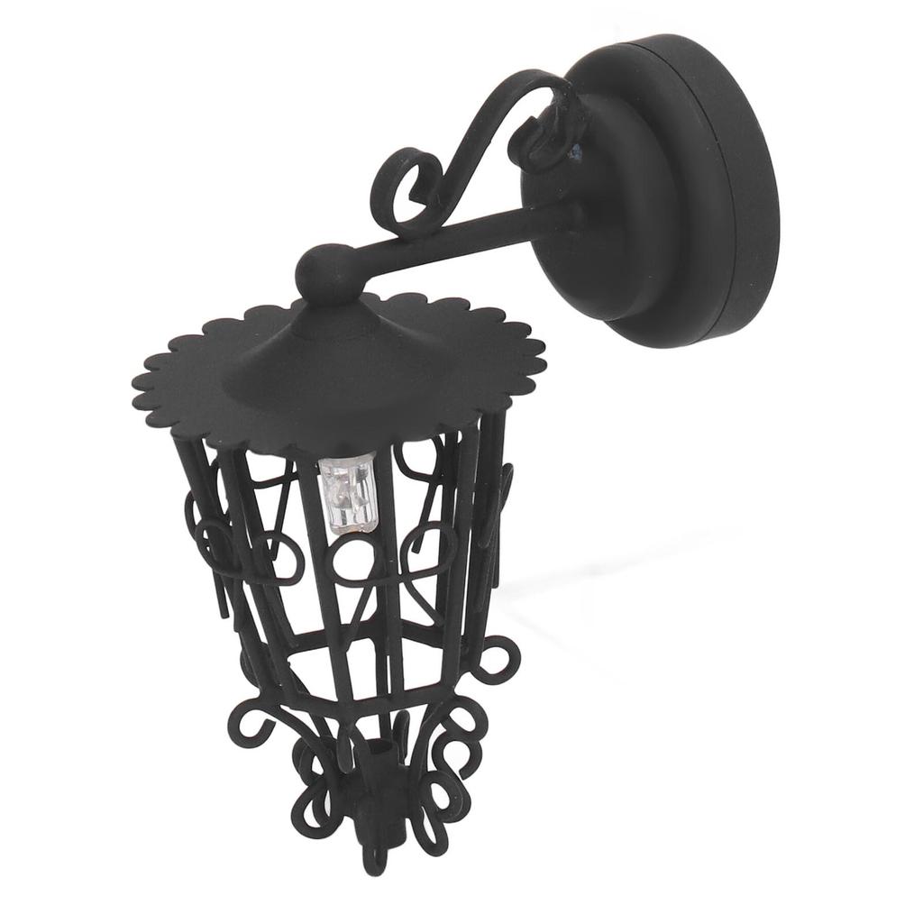 Puppenhaus Wandlampe Batteriebetrieben Altmodische Puppenhaus Wandlampe mit Magnet auf der Rückseite für 1/12