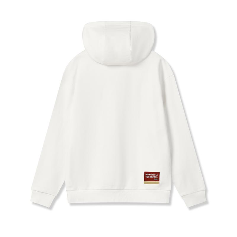 FILA CNY Fashionable Personalized Trendy Minimalist Classic Embroidered Logo Pattern Retro Sports Casual Versatile Comfortable Hoodie F11U619203FWT